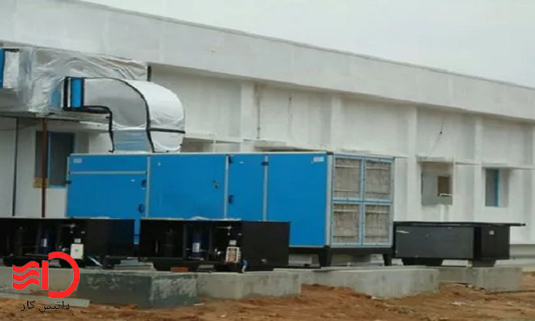 کوره هوای گرم کانال کشی شده