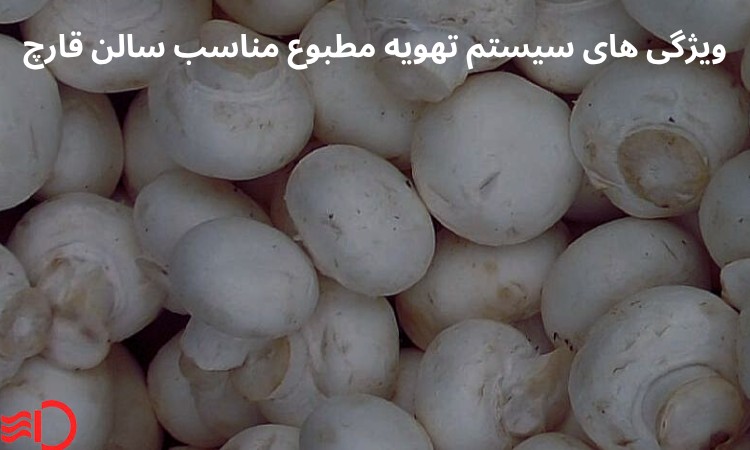 ویژگی های سیستم تهویه مطبوع مناسب سالن قارچ